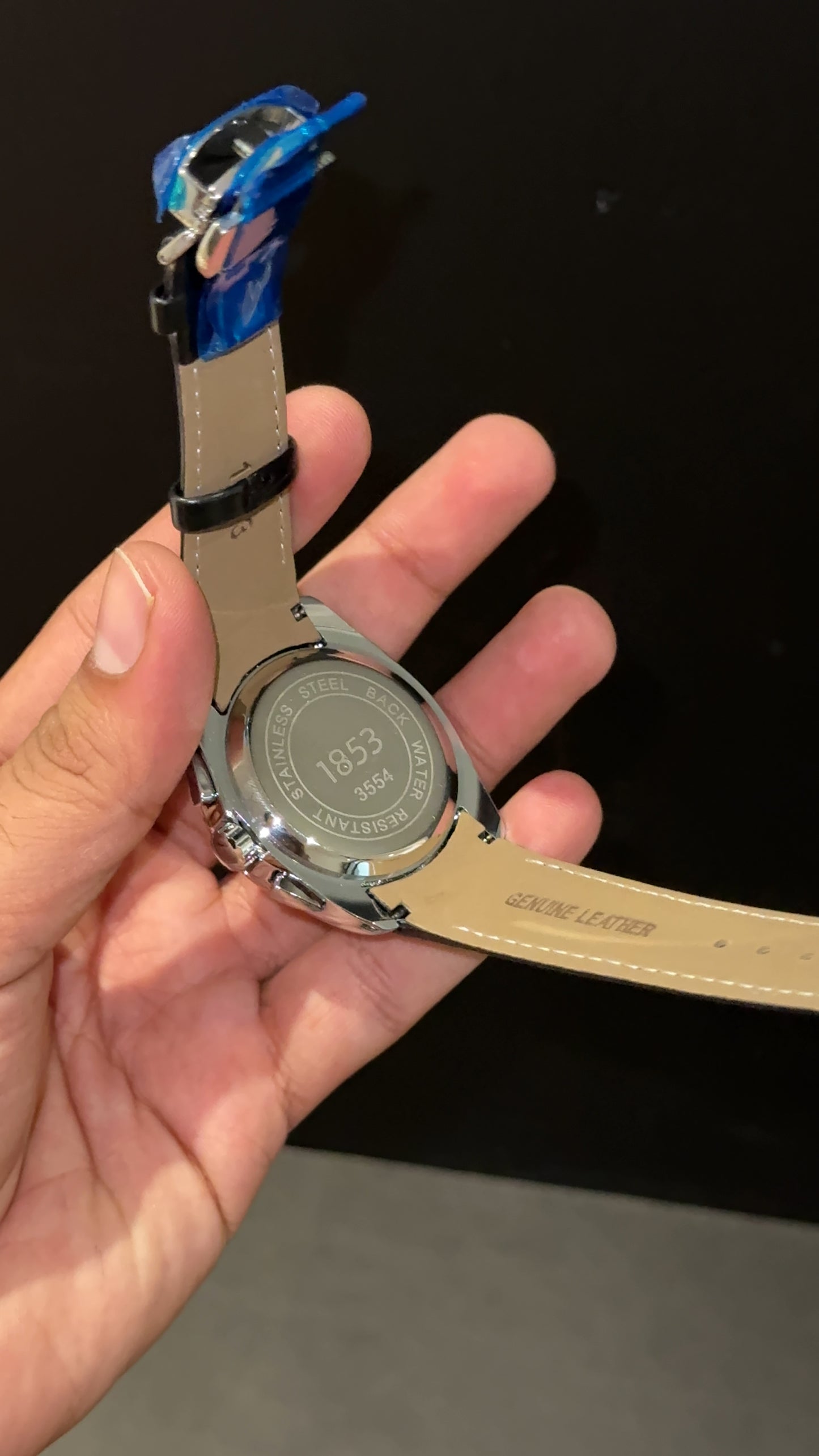 Tissot 1853 | Rose Bezel | Chrono | White dial | Black Leather strap