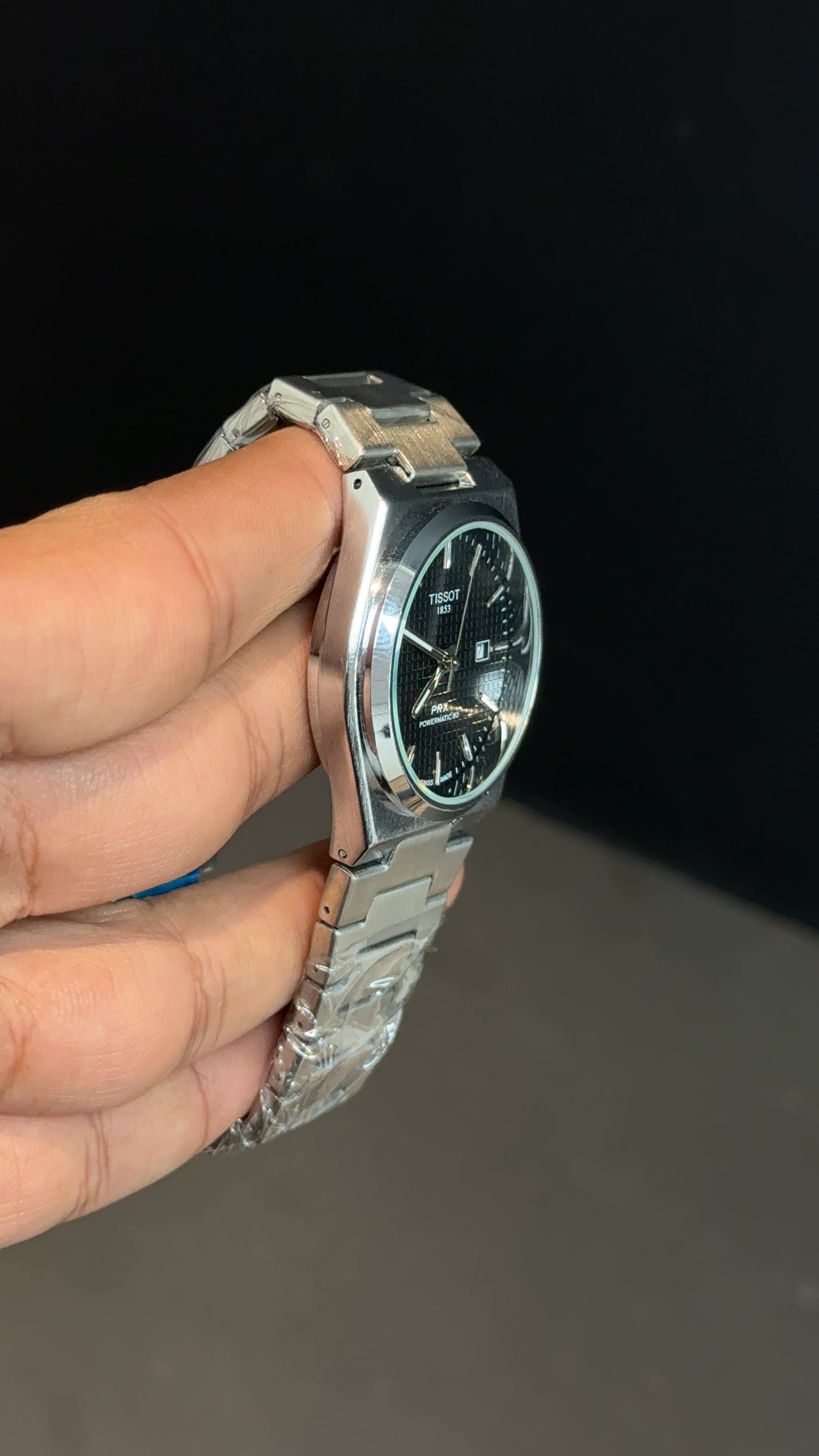 Tissot Prx | 36mm | Silver Chain | Black Dial