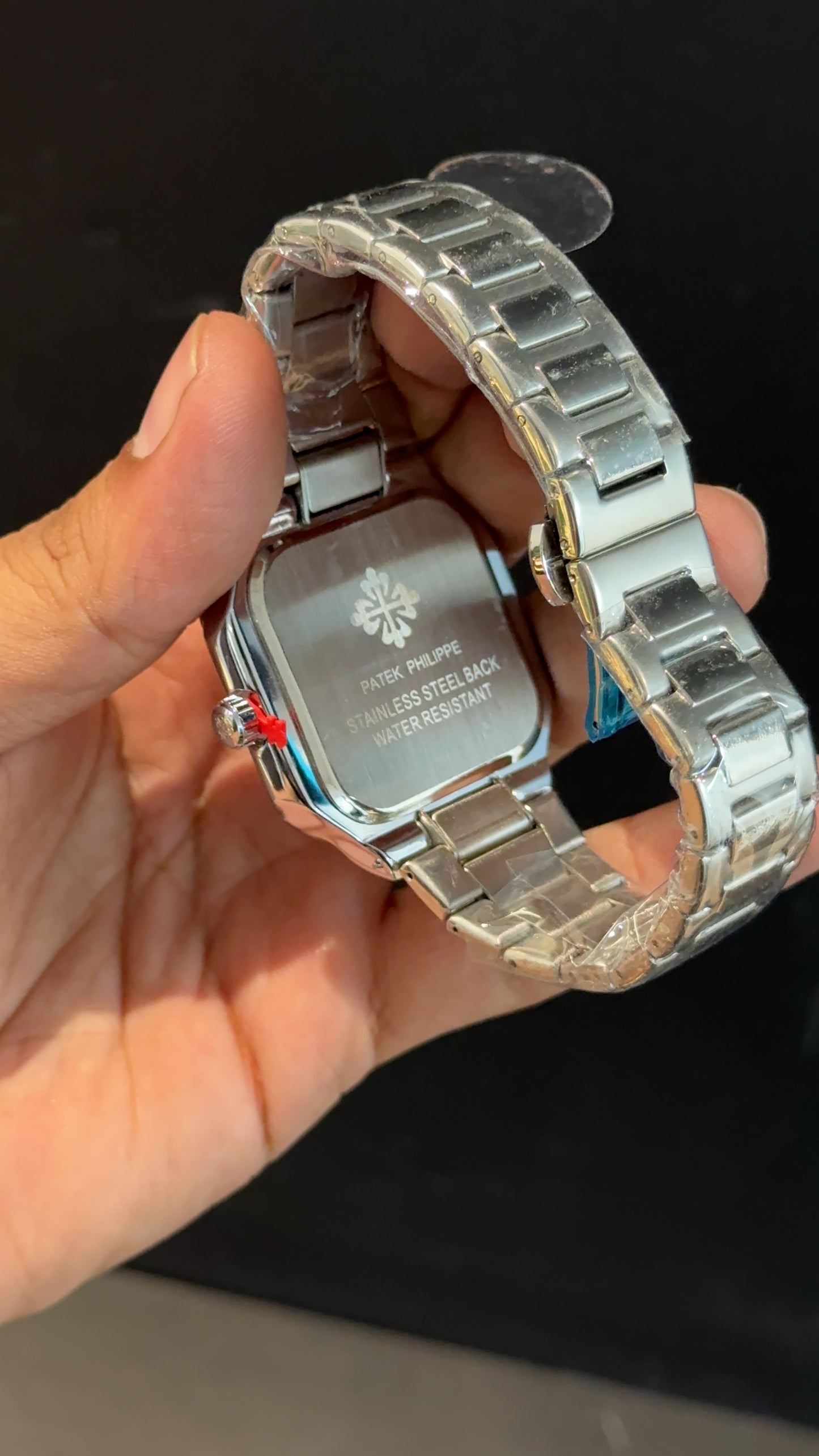PP Cubi | silver chain | white dial