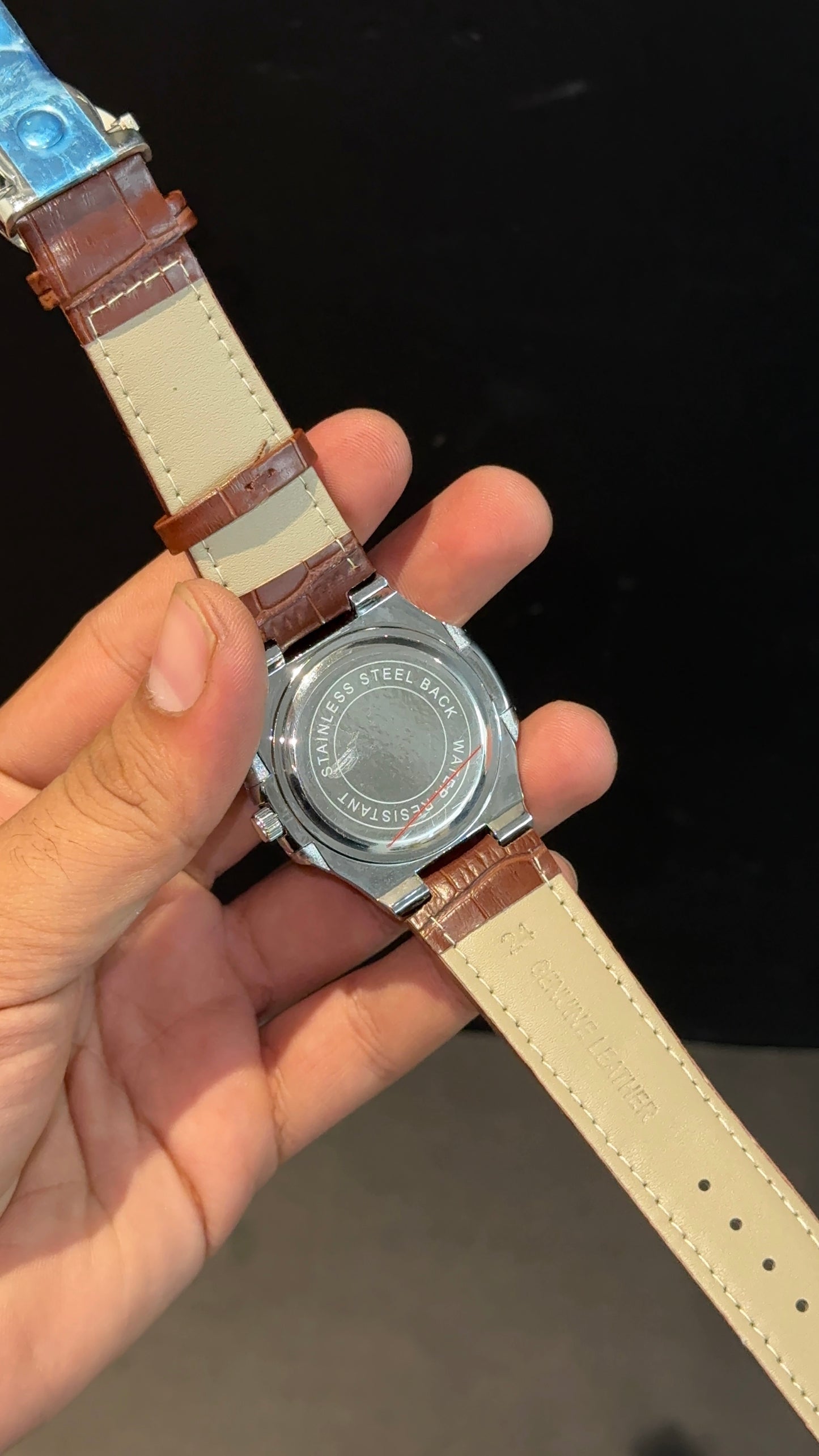 PP | Silver bezel | Brown Dial | Brown Leather Strap