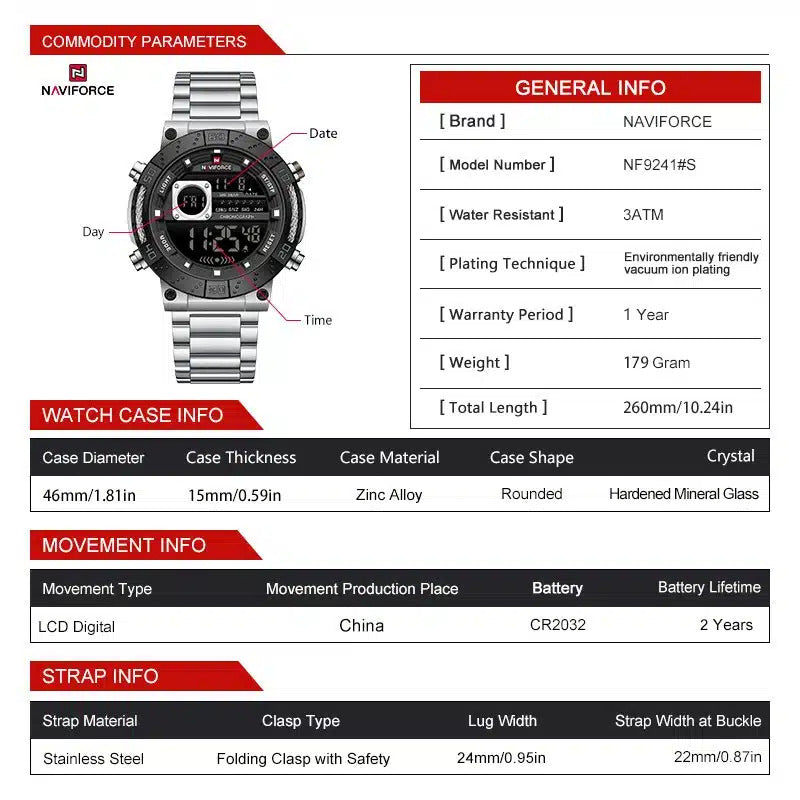 Naviforce Ionique NF-9241S B-BE-BE