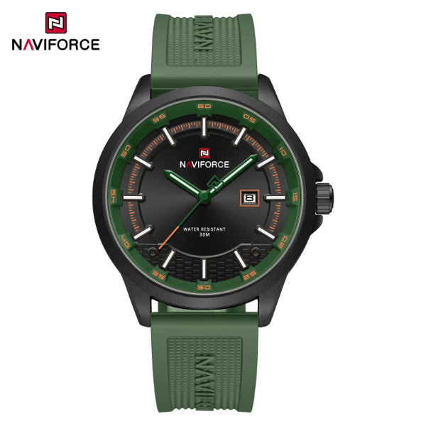 Naviforce | NF9248T B-GN-GN | Men's Sport Quartz Calendar Watch