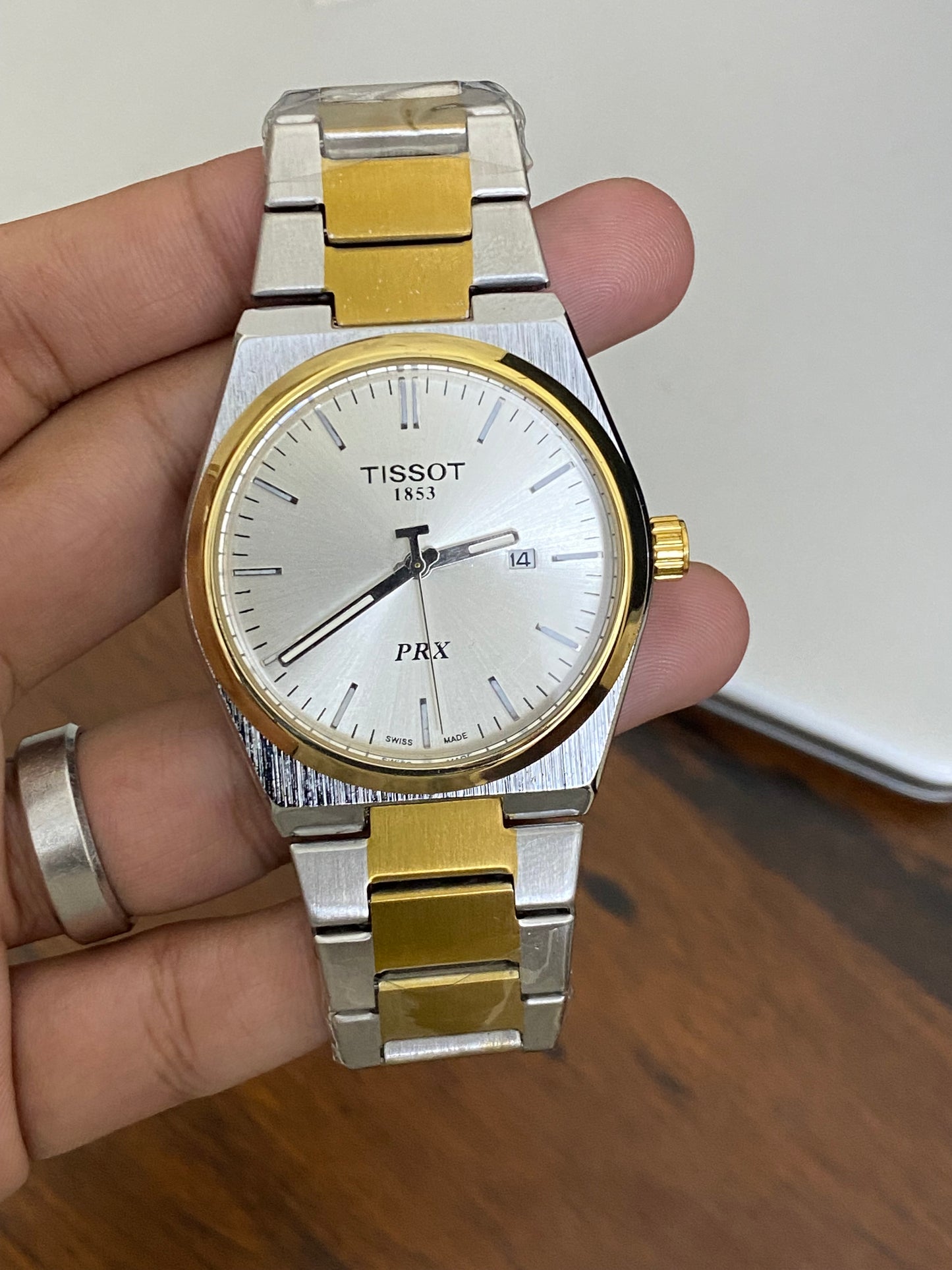 Tissot prx two tone