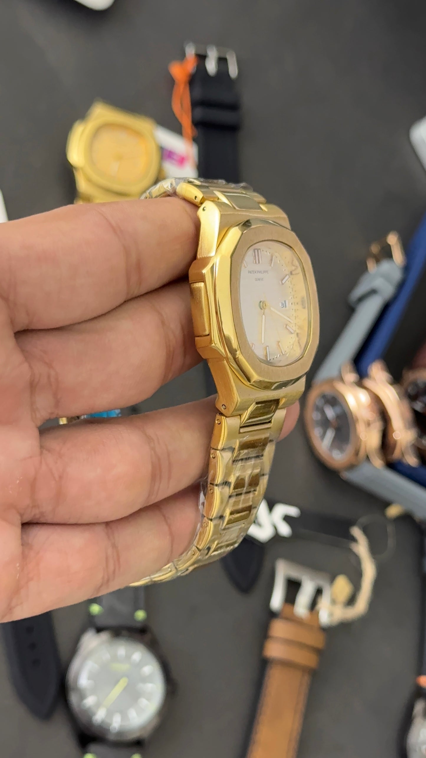 Pp | Gold Chain | White Dial