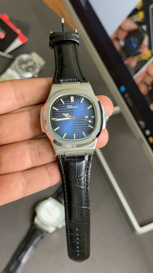 Chenxi leather strap watch