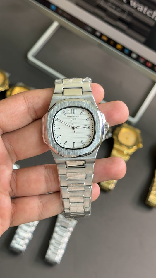 Pp silver white dial