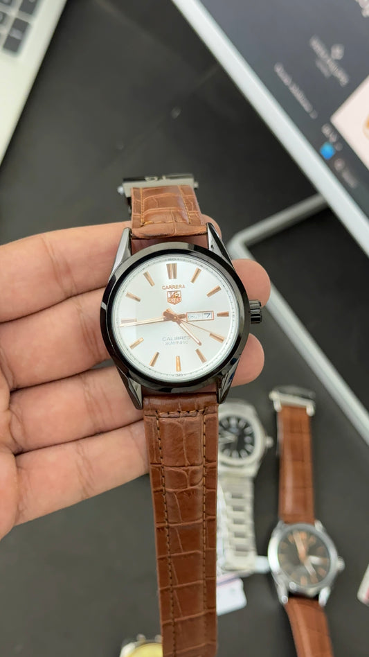 Tag | Carrera | Brown Leather Strap