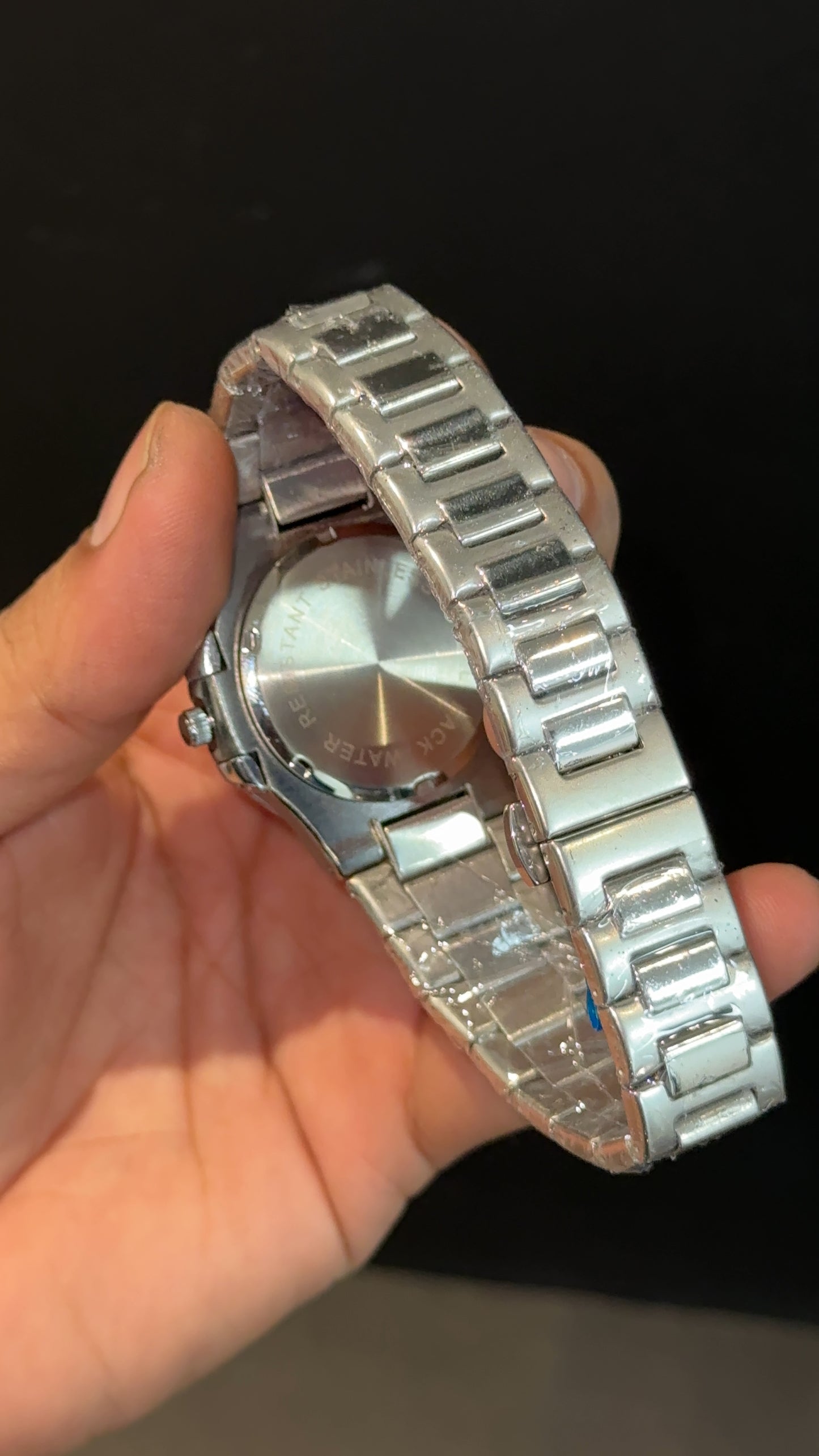 PP | Silver chain | Gradient green Dial