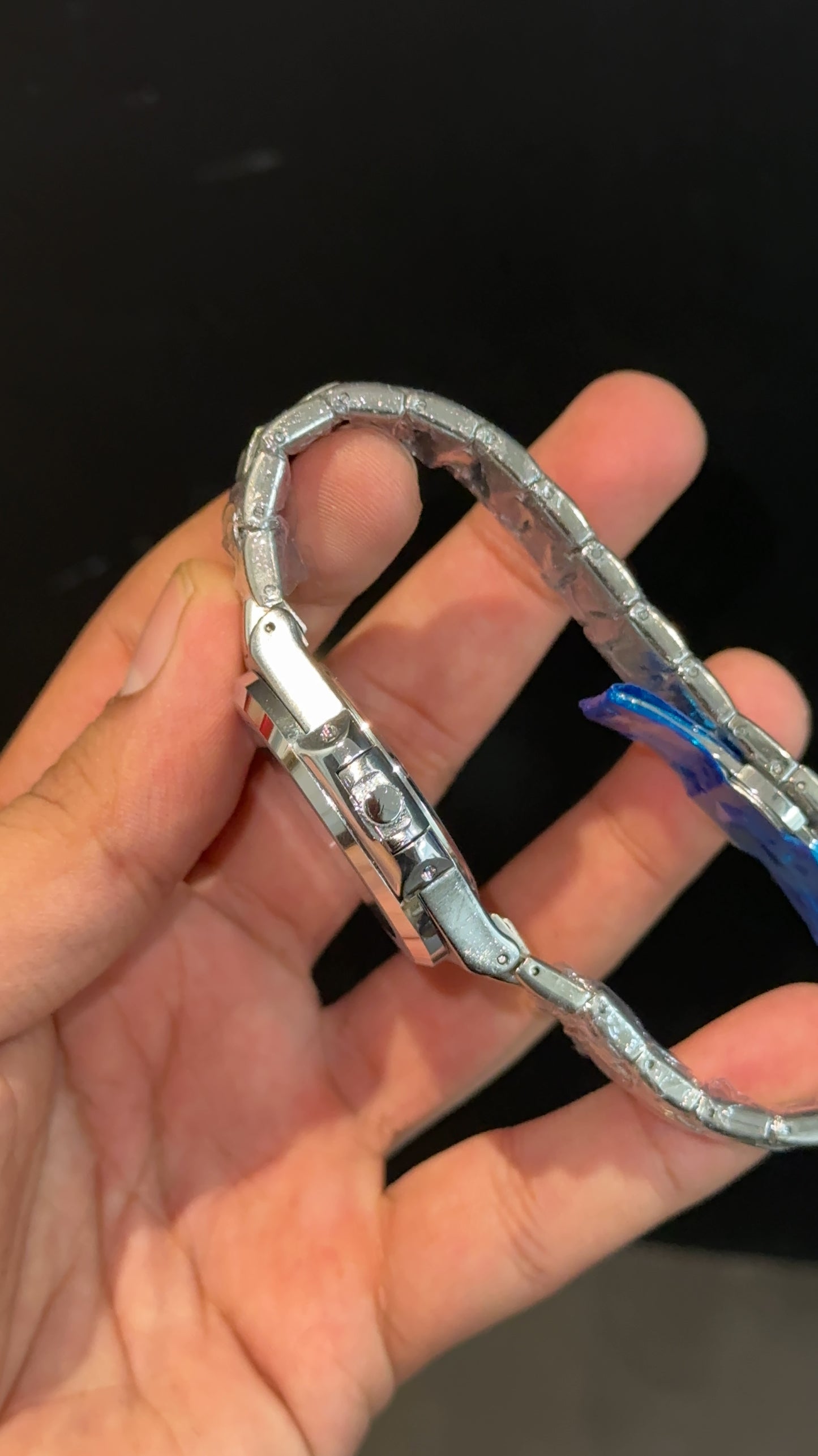 PP | Silver chain | Gradient Blue Dial