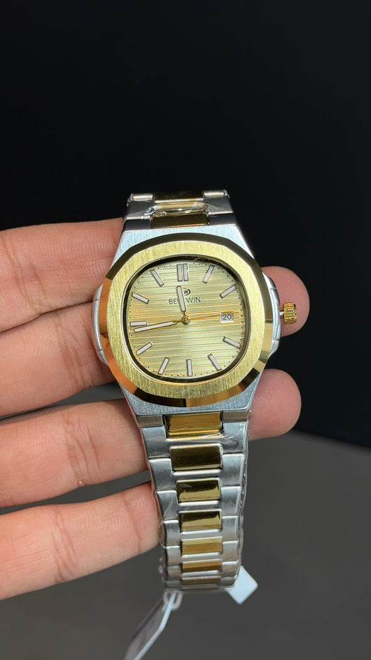 Bestwin | Gold Two Tone | Gold Dial