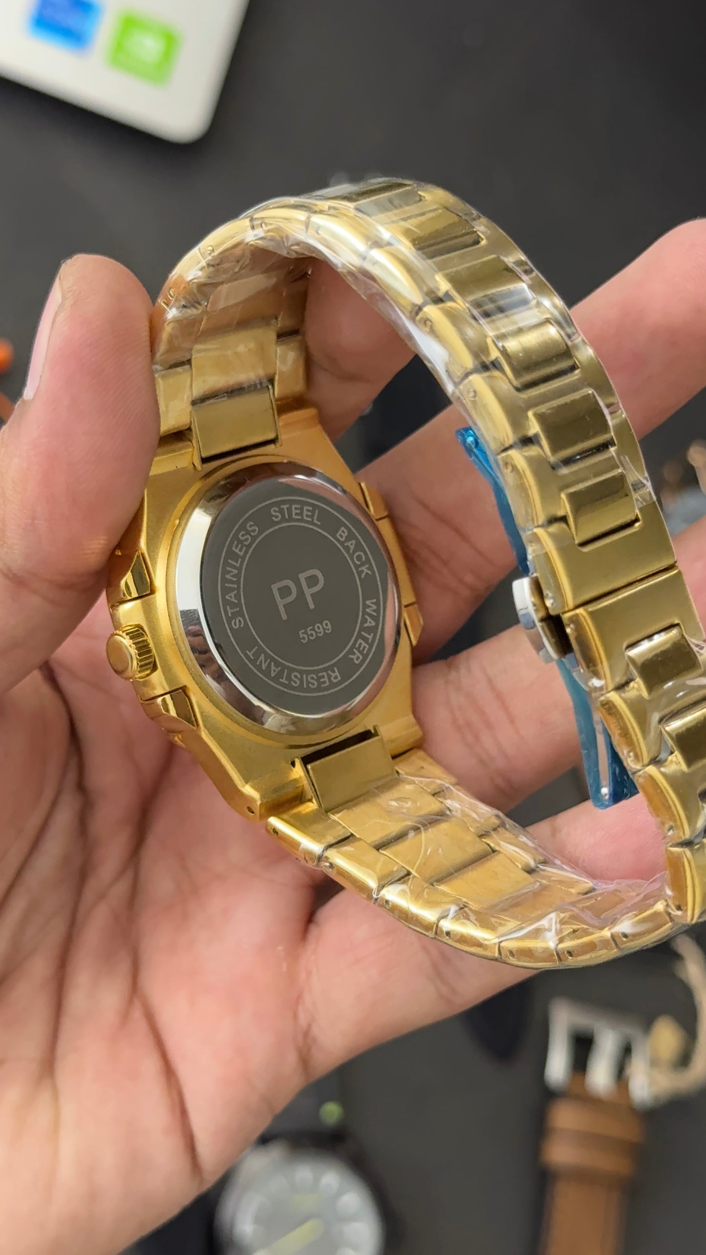 Pp | Gold Chain | White Dial
