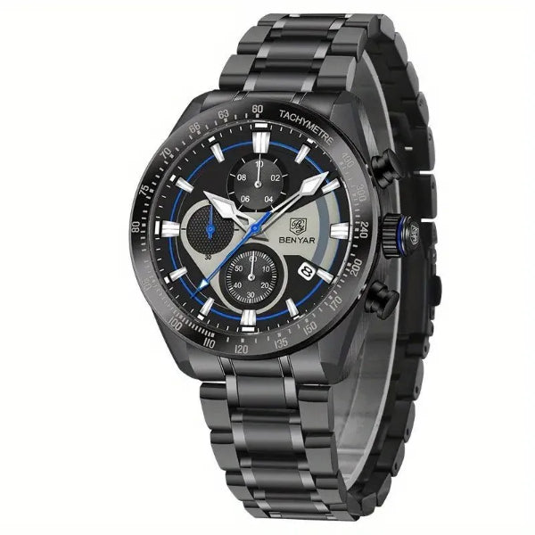 BENYAR | BY-5201 B-GY  | Classic Chronograph Edition