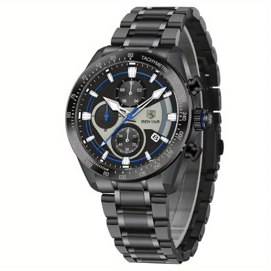 BENYAR | BY-5201 B-GY  | Classic Chronograph Edition