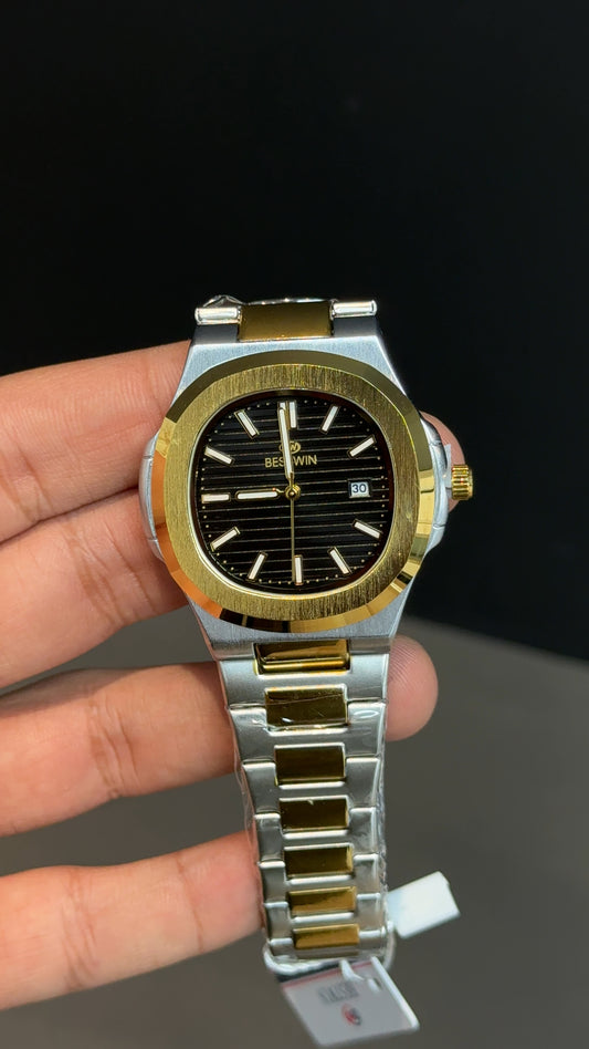 Bestwin | Gold Two Tone | Black Dial