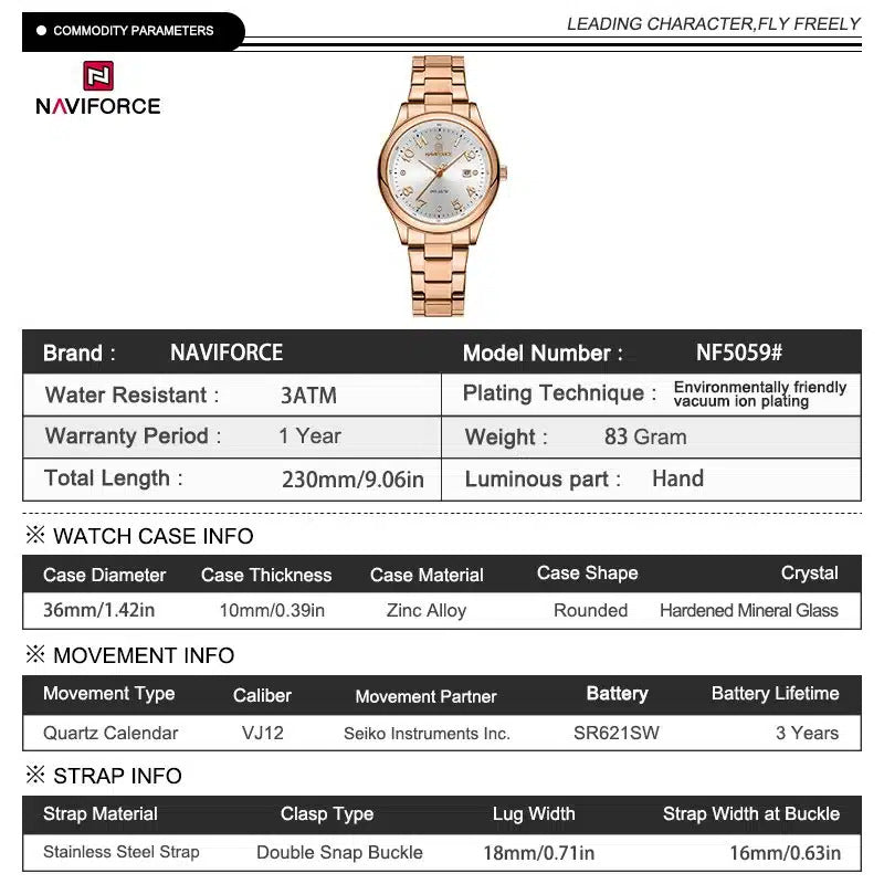 Navifoce Glamour NF 5059 WOMEN S-BE