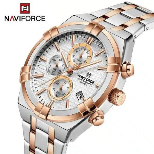 Naviforce NF-8042 Chronograph Edition New Arrival S-W-RG