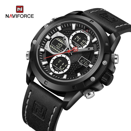 Naviforce NF 9225 Dual Time Editon B-B-B