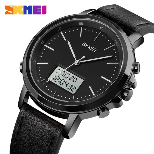 Skmei – 1652 – Leather Multifunctional Waterproof