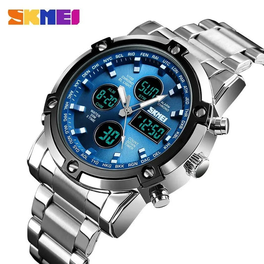 Skmei -1389 Dual display  waterproof watch