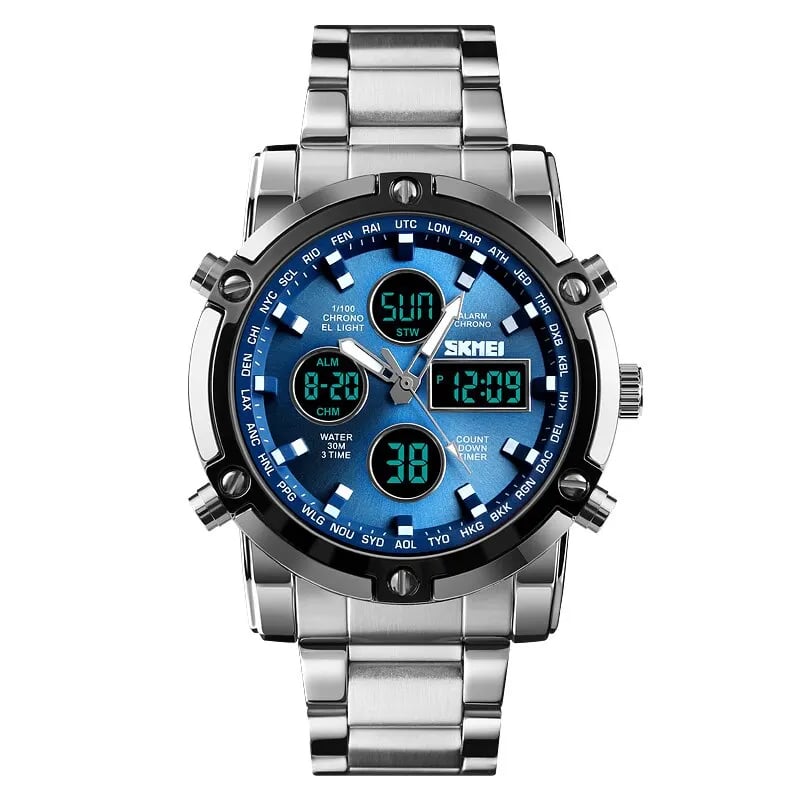 Skmei -1389 Dual display  waterproof watch